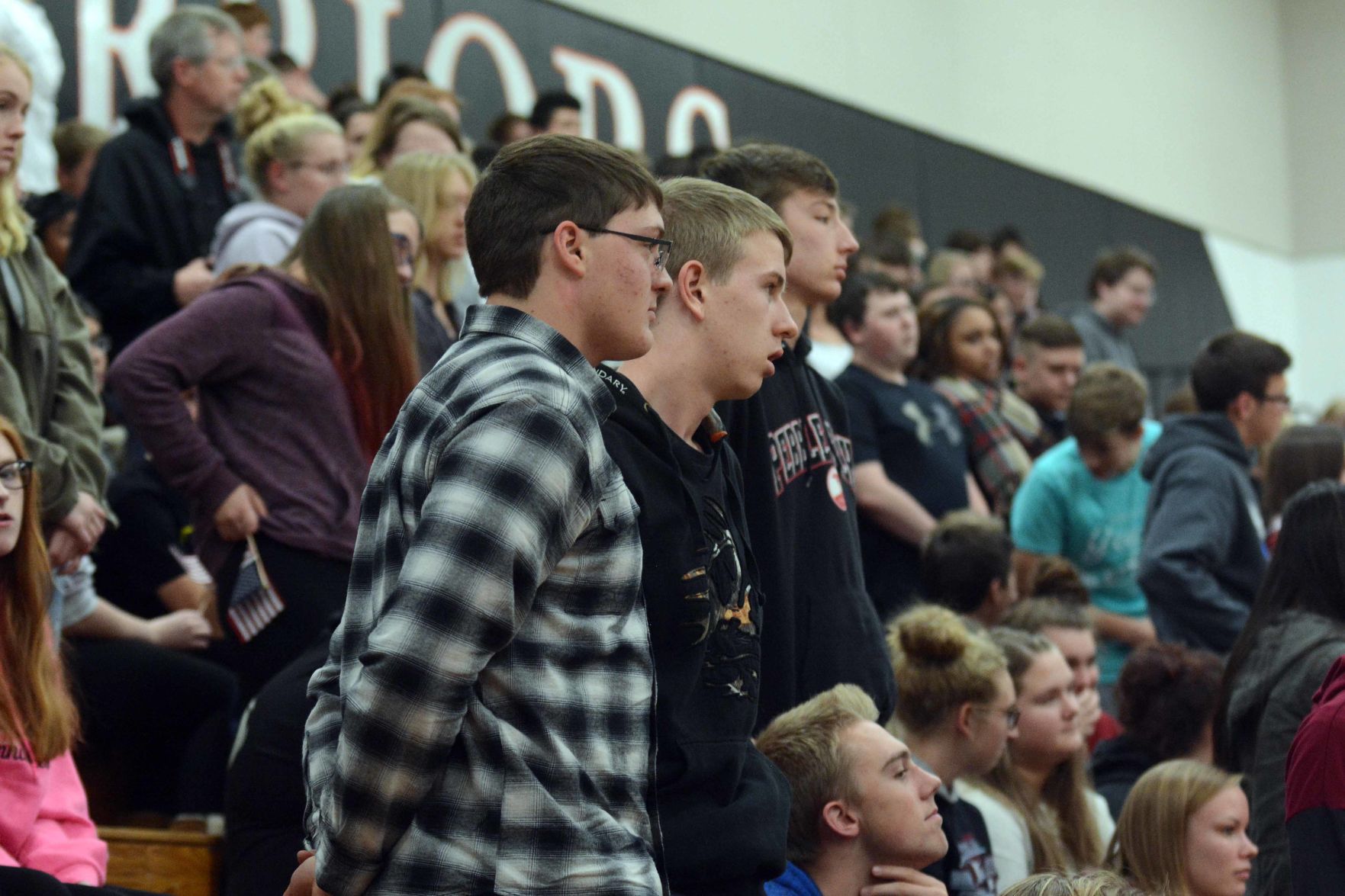 Portage High School Veterans Day ceremony 2019